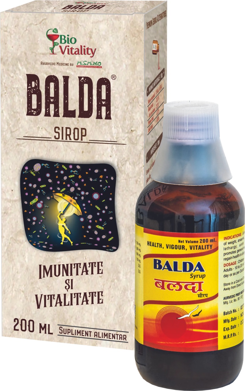 Balda Sirop, 200 ml, Bio Vitality