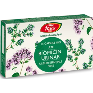 Biomicin urinar - pentru infectii urinare - 250mg - 15cps - Fares