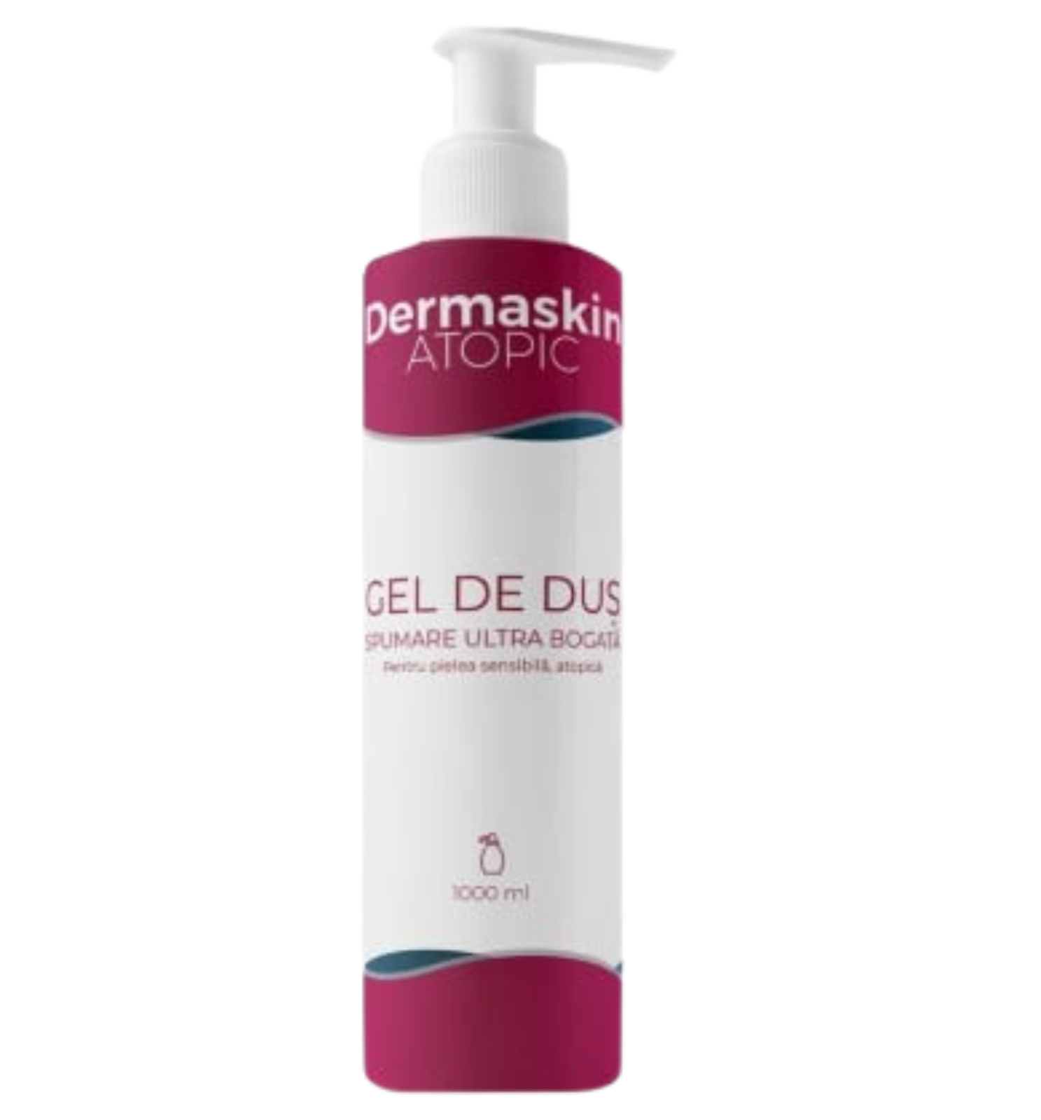 Gel dus spumare ultra bogata, Dermaskin Atopic | 1000 ml