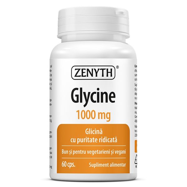 Glycine, 1000 mg, Zenyth | 60 capsule