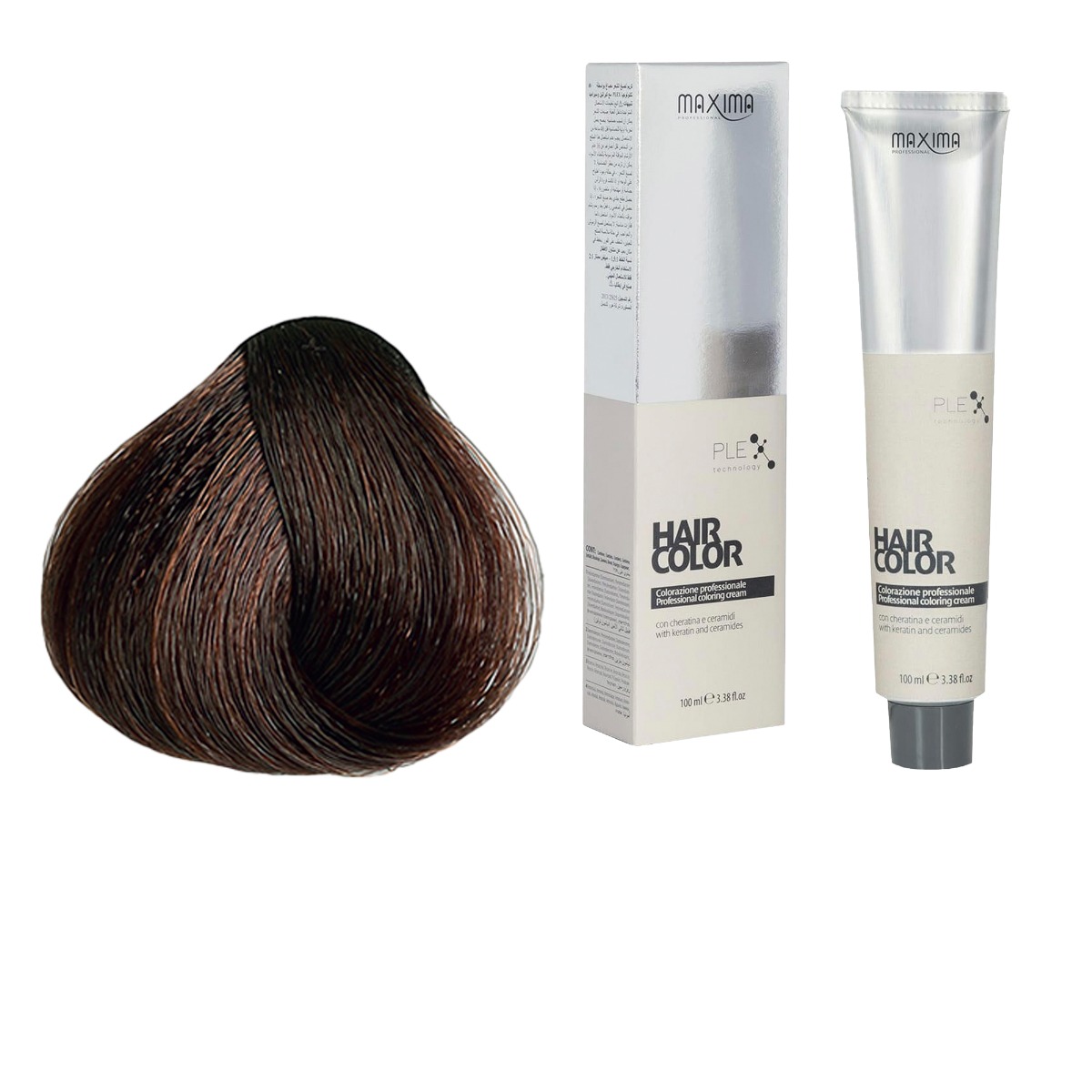 PMV Vopsea profesionala de par, 4.4 Saten cupru, MAXIMA, 100ml